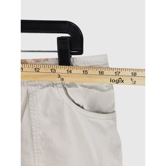 Old Navy Womens Beige Cropped Drawstring Pants W/ Pockets Size 10 - Picture 5 of 10